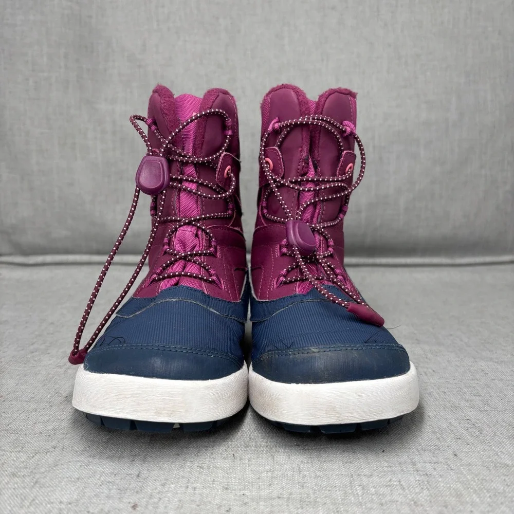 Merrell Snow Bank 2.0 Boots Waterproof Winter Boots Dark Berry Navy Big Kids 5